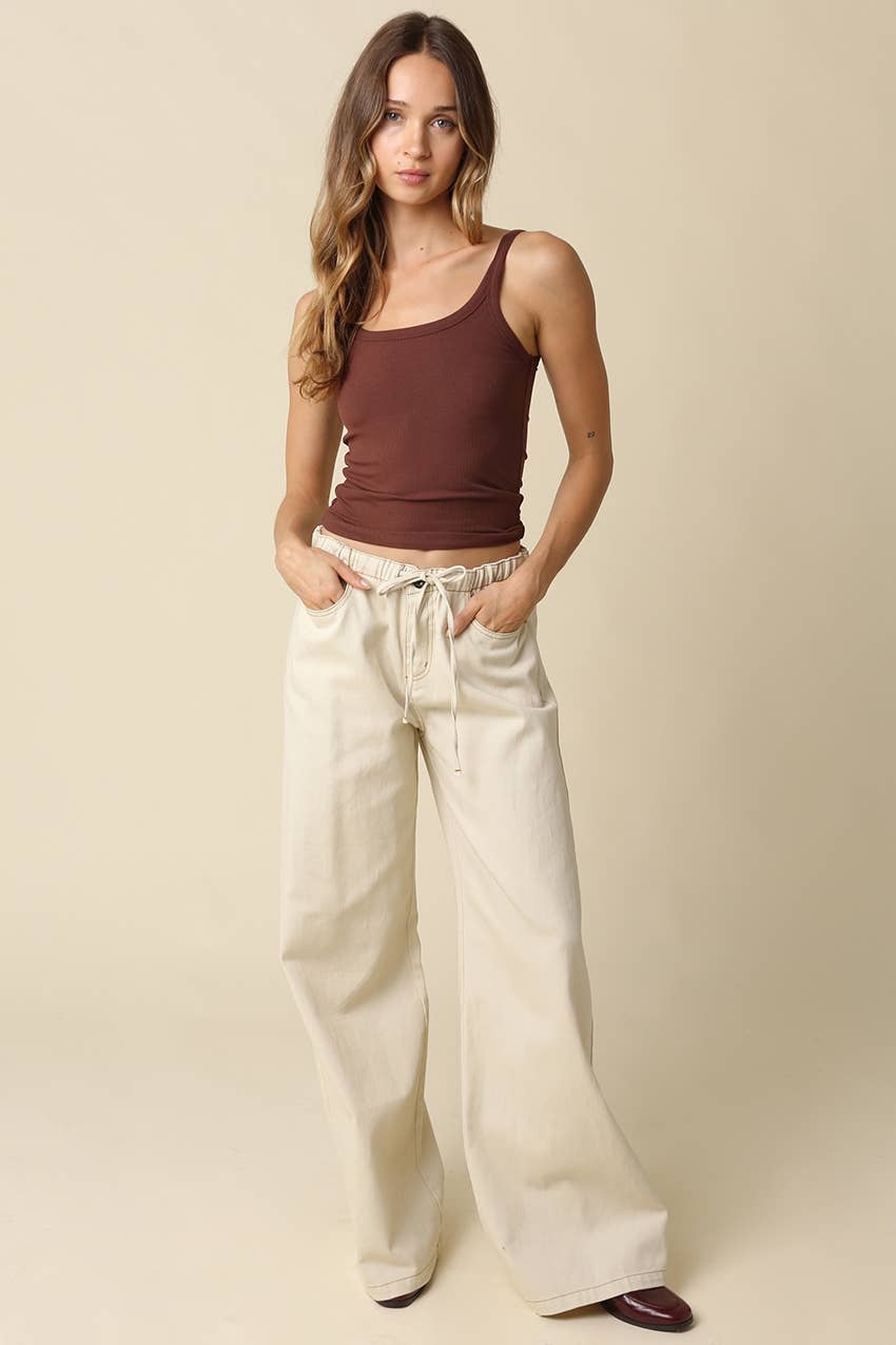 Amy Ribbed Tank Top