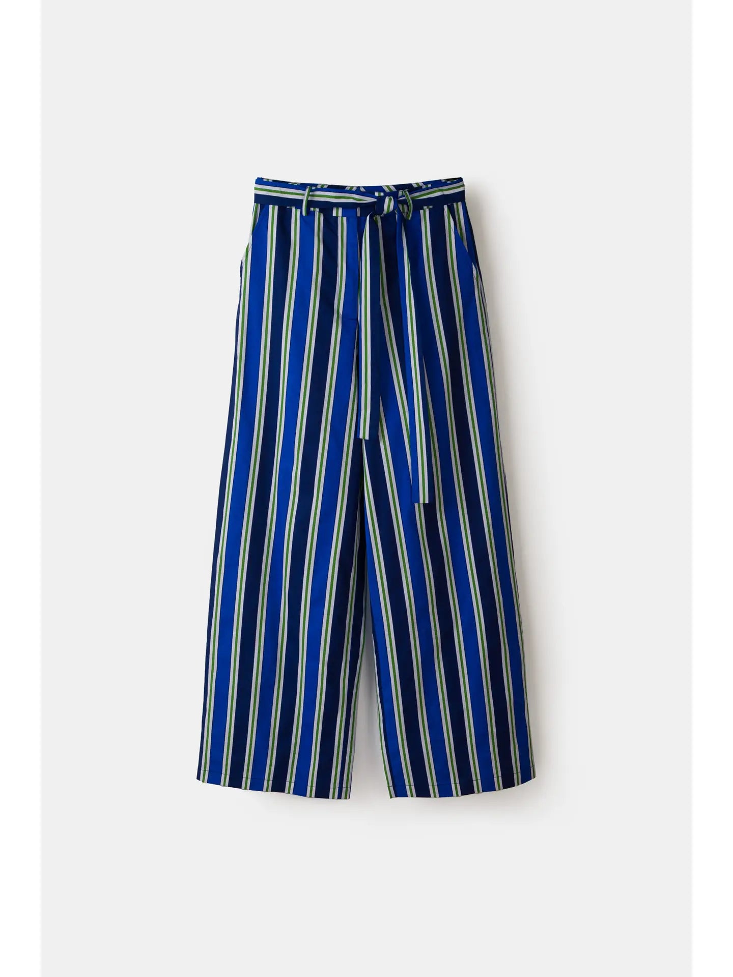 Lanidor Wide-leg Striped Trousers
