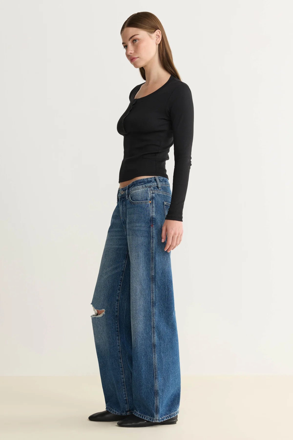 Warp & Weft - CJU Low Slung Wide Leg