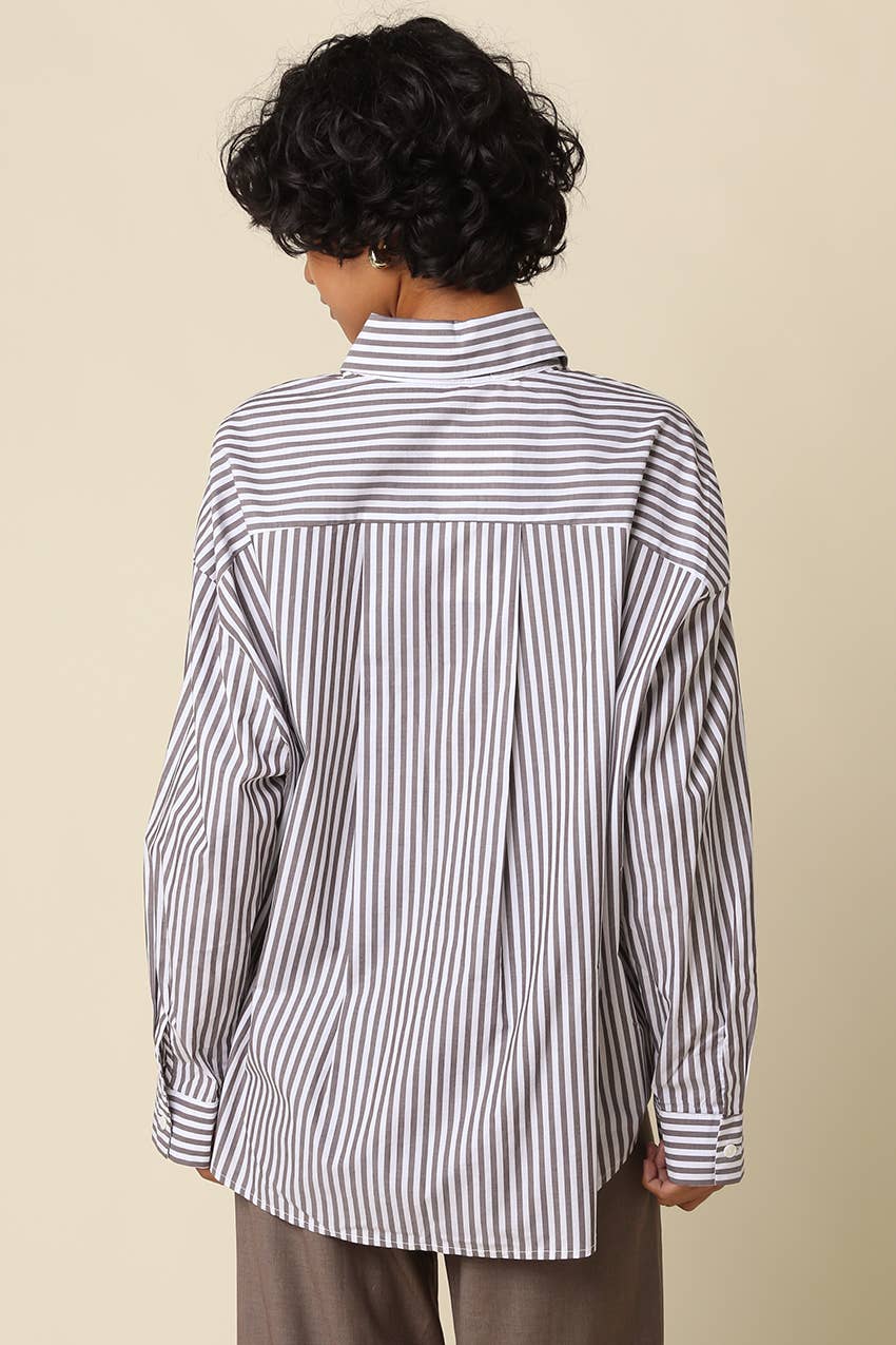 Ellie Stripe Oversized Shirt