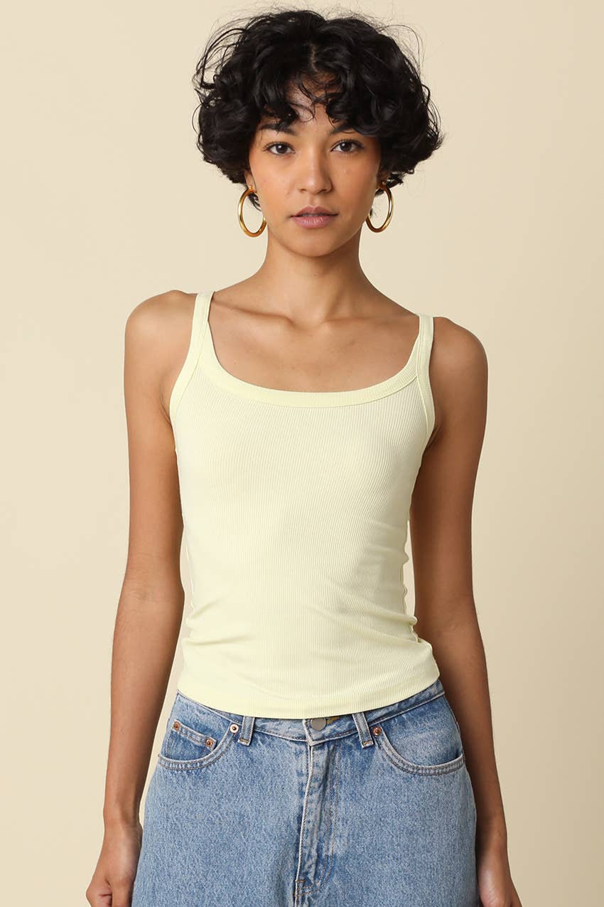 Amy Ribbed Tank Top