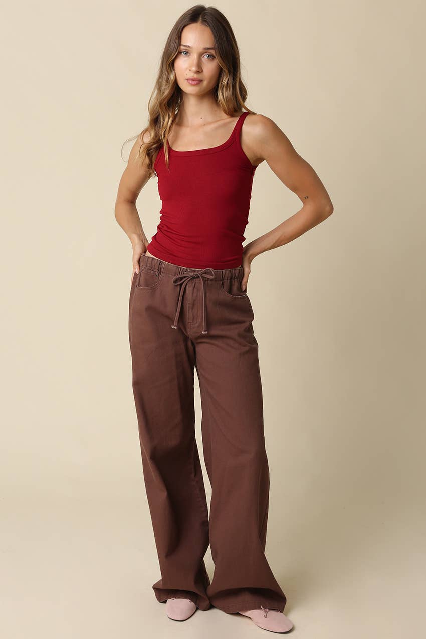 Amy Ribbed Tank Top