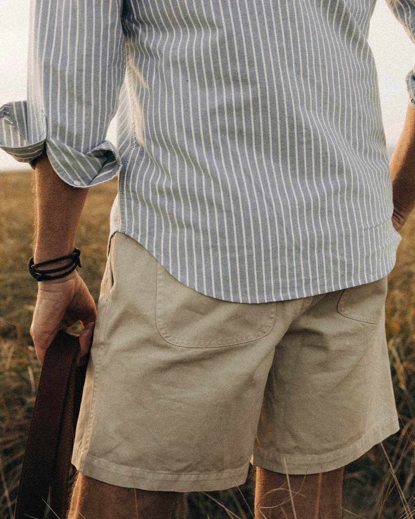 The Apré Short - Stone Aged Twill