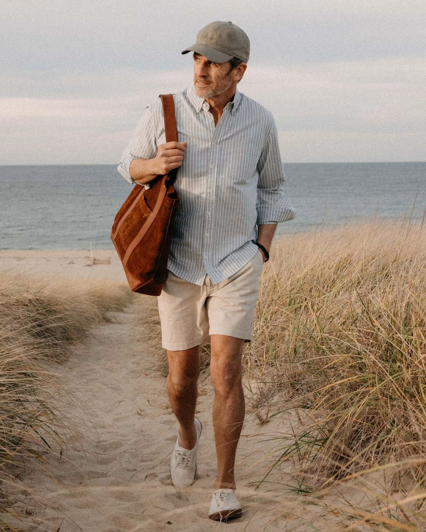 The Apré Short - Stone Aged Twill