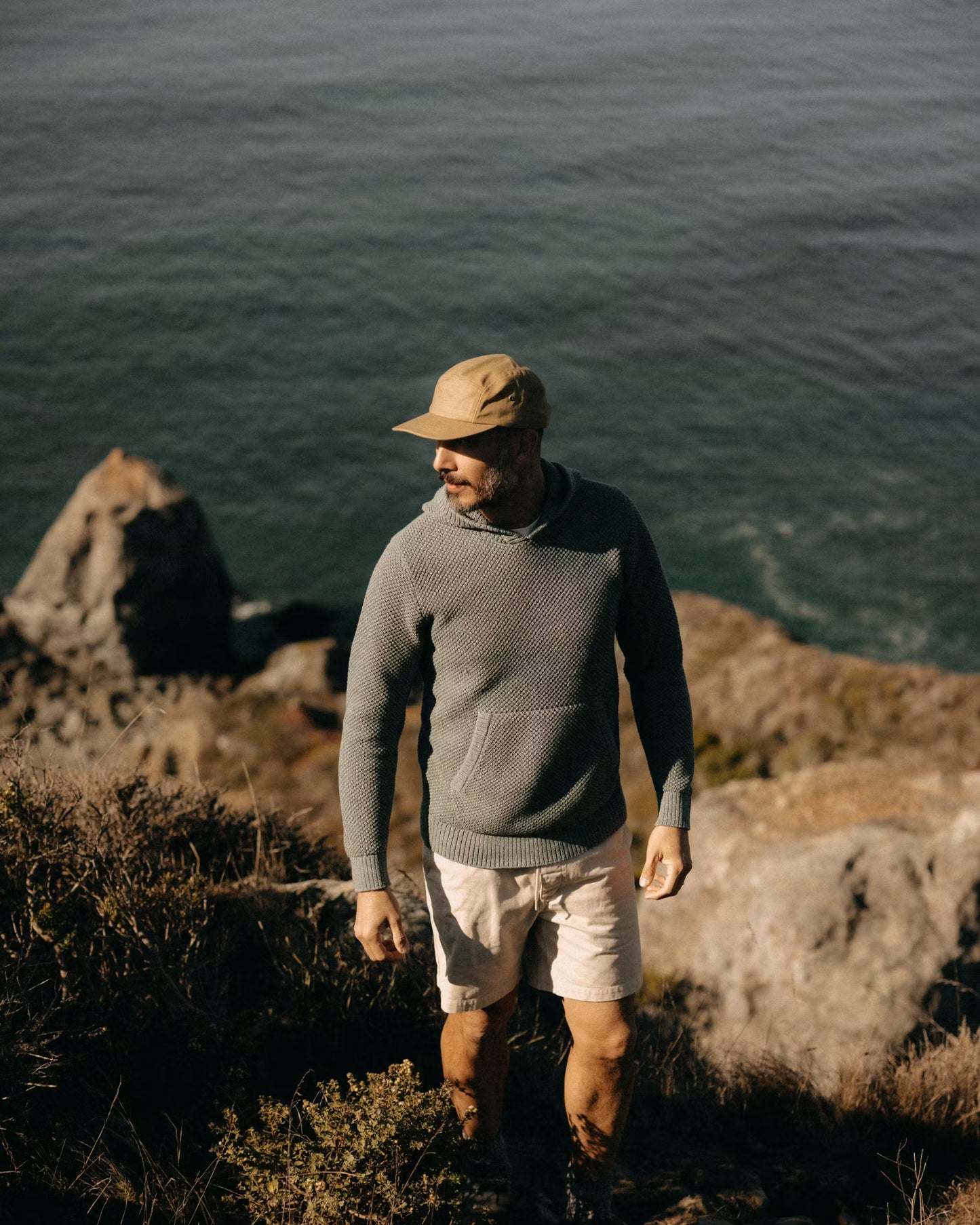 The Apré Short - Stone Aged Twill