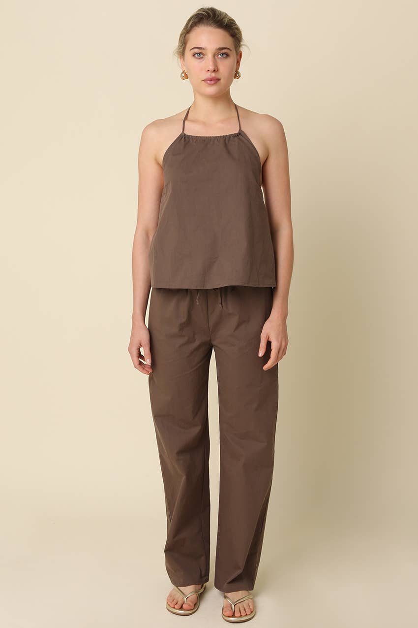 Kathy Cotton Drawstring Pants