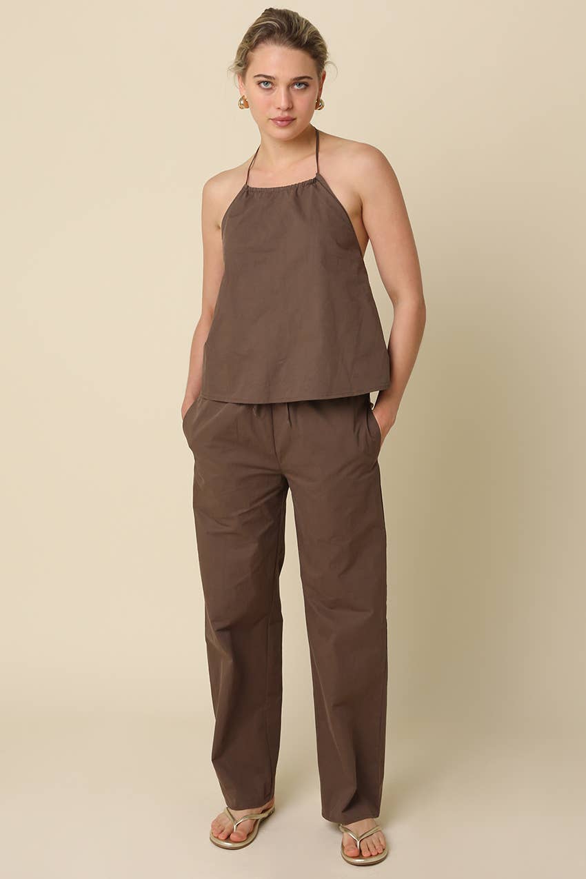 Kathy Cotton Drawstring Pants