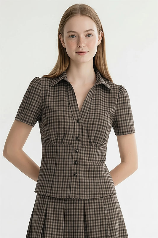Milly Soft Tweed Blouse