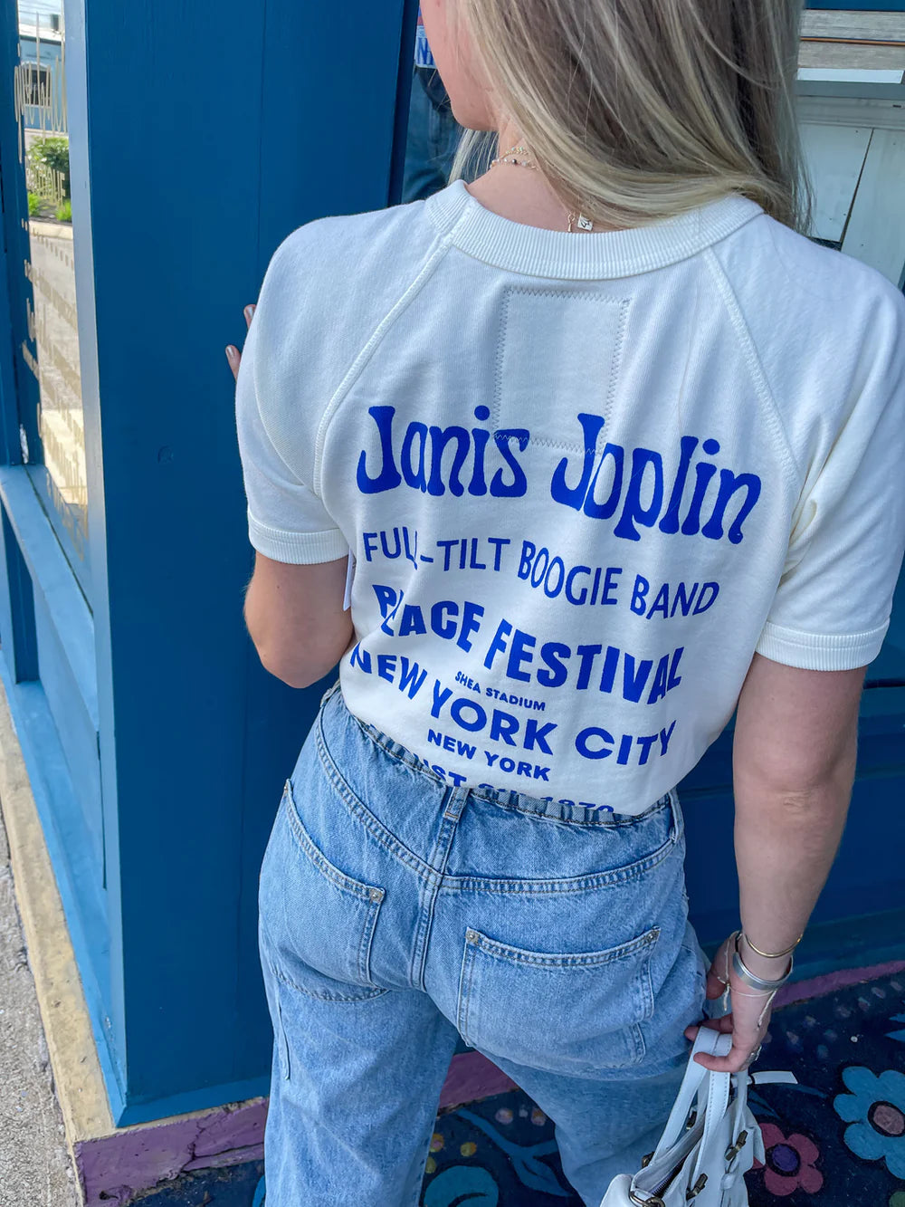 Janis Joplin NYC Raglan