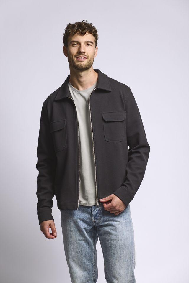 Easy Mondays — Diagonal Zip Up Jacket