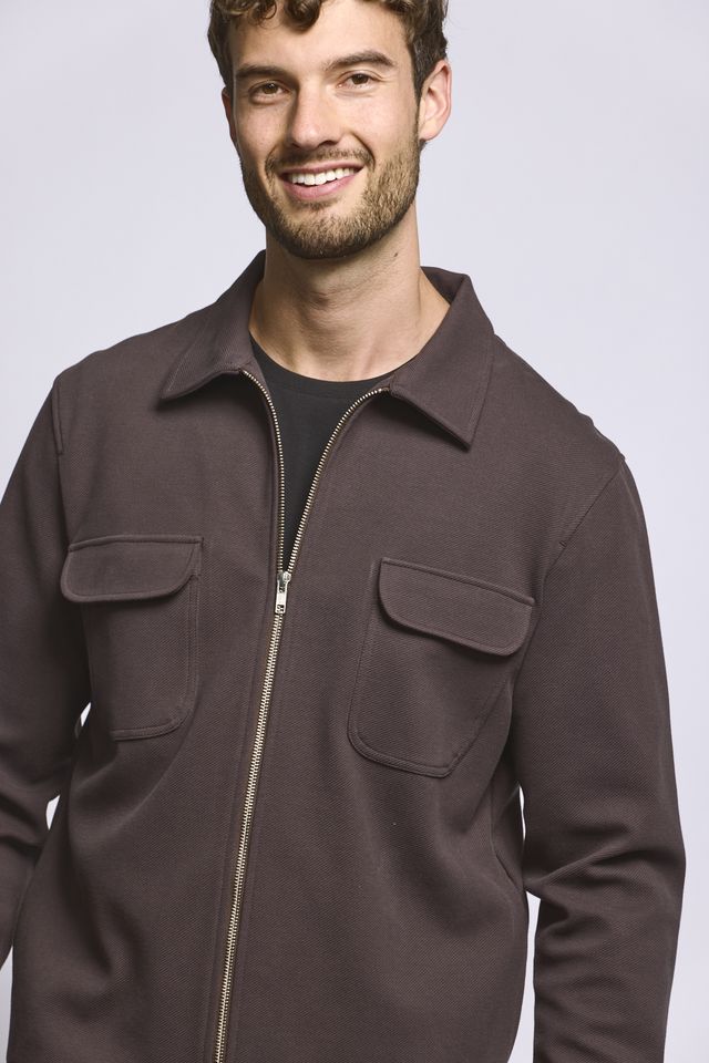Easy Mondays — Diagonal Zip Up Jacket