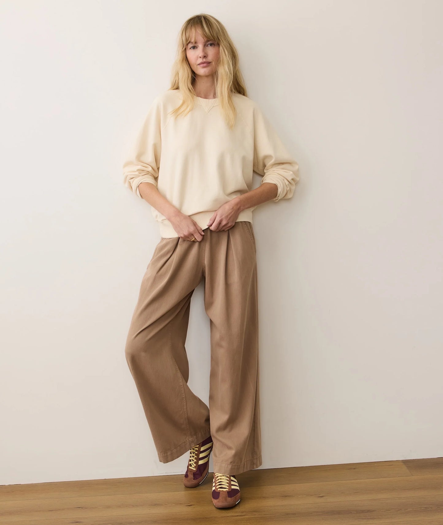 Marine Layer - Cloud 9 Fleece Crop Crewneck