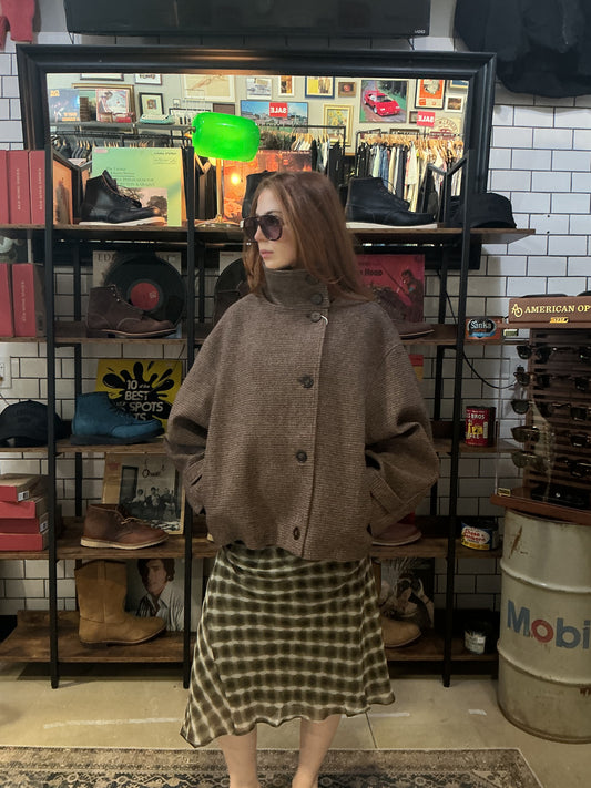 Walker High Neck Peacoat
