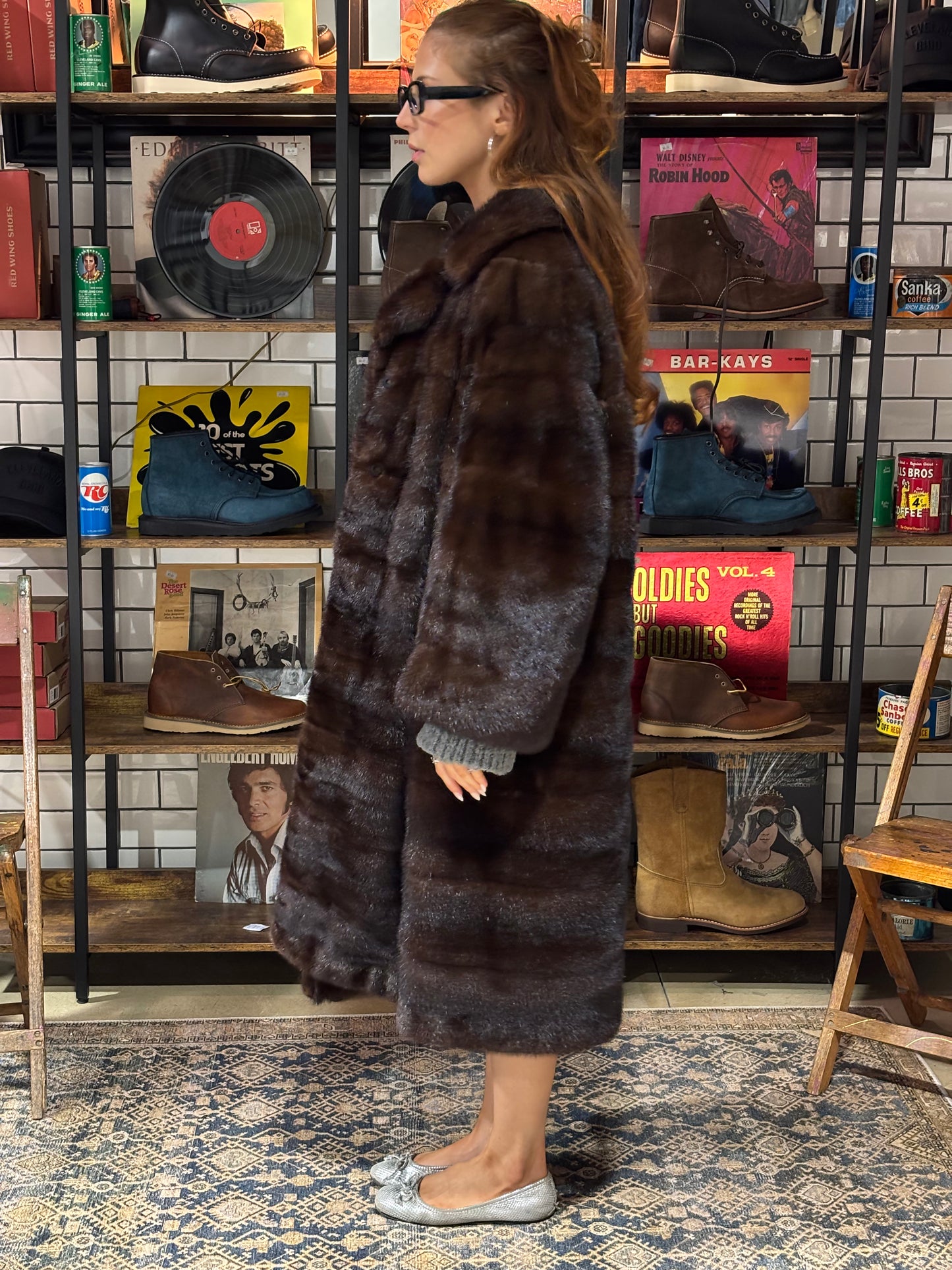 WG Vintage Mahogony Mink Full Coat