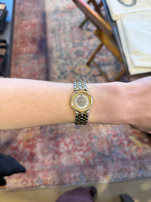 Seiko Pulsar Two-Tone Ornate Band