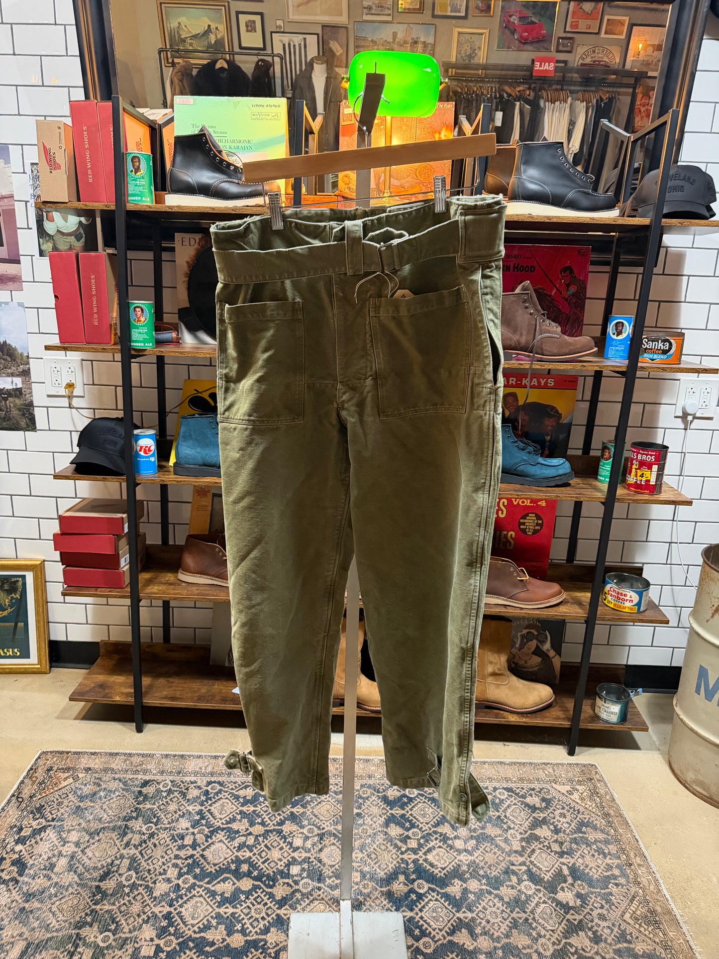 1940s French Military Motorcycle Pants - 32-38/30