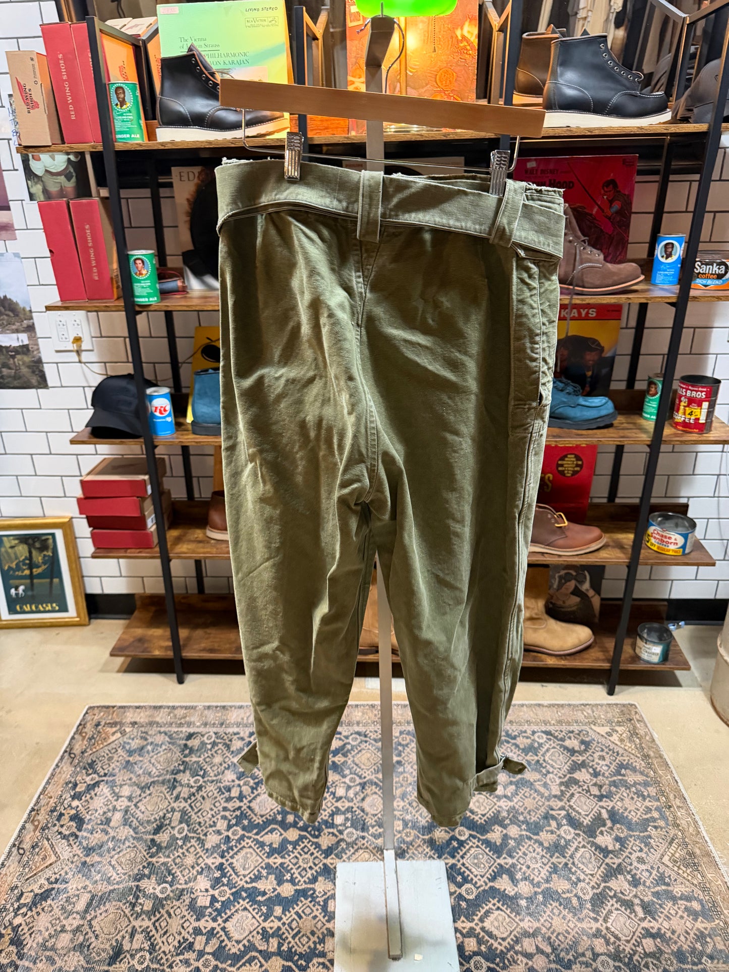 1940s French Military Motorcycle Pants - 32-38/30