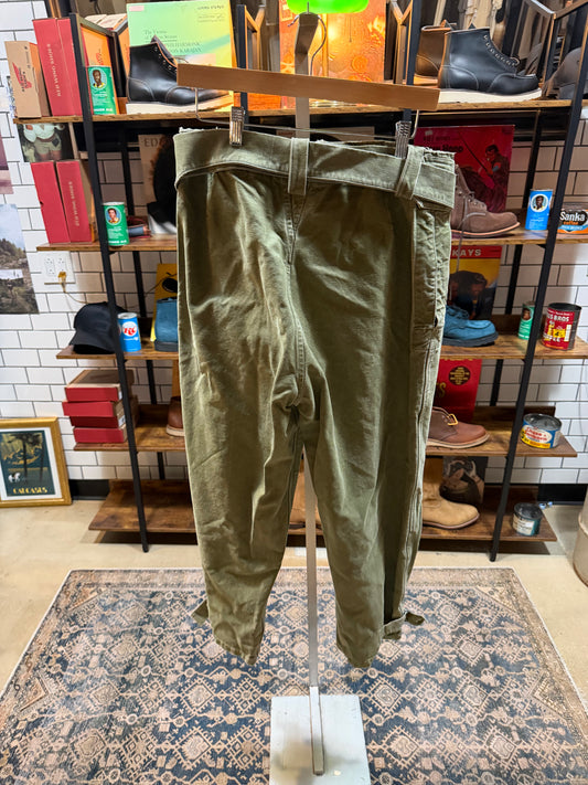 1940s French Military Motorcycle Pants - 32-38/30