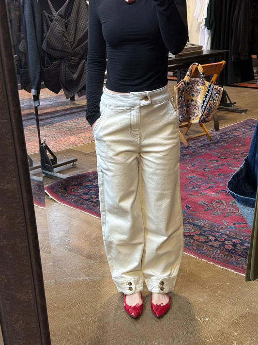 Jasper Barrel Mid-Rise Jeans