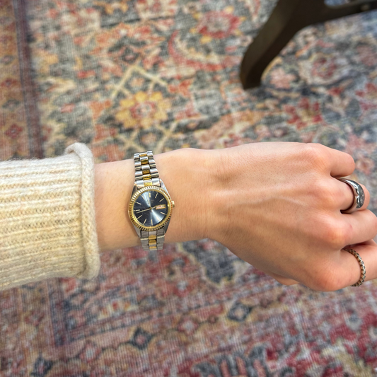 Whiskey Grade - Seiko Pulsar Analog Two-tone watch