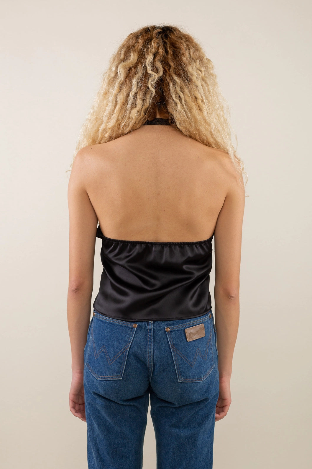 Everly Satin Tie Top