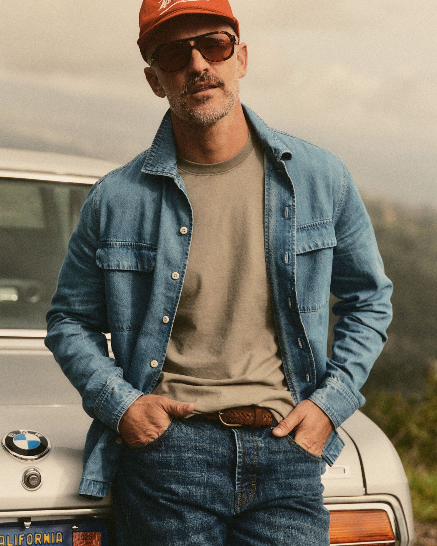 Taylor stitch - The Shore Shirt in Washed Indigo Twill