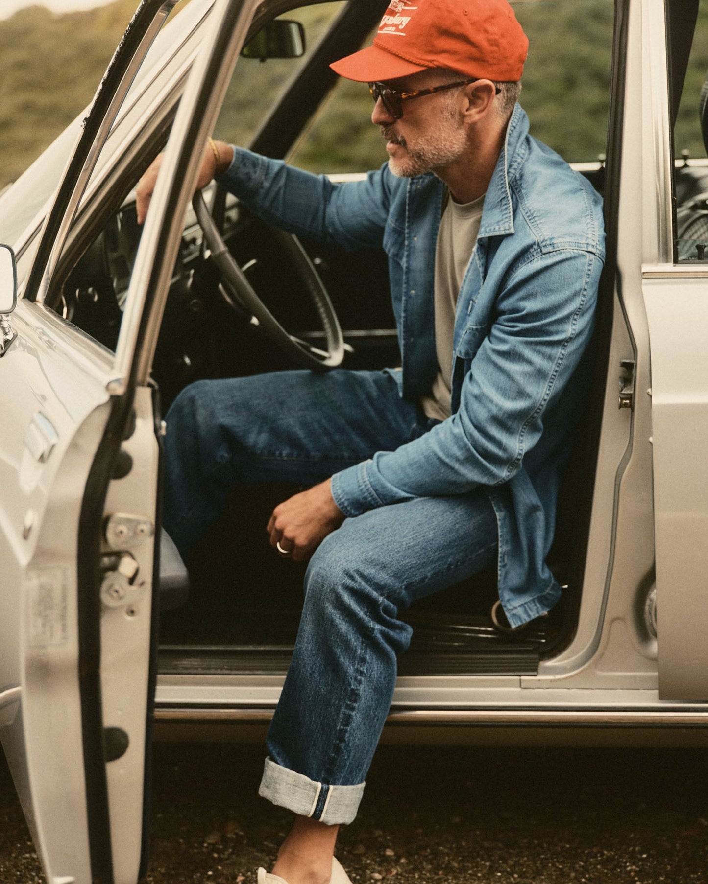 Taylor stitch - The Shore Shirt in Washed Indigo Twill