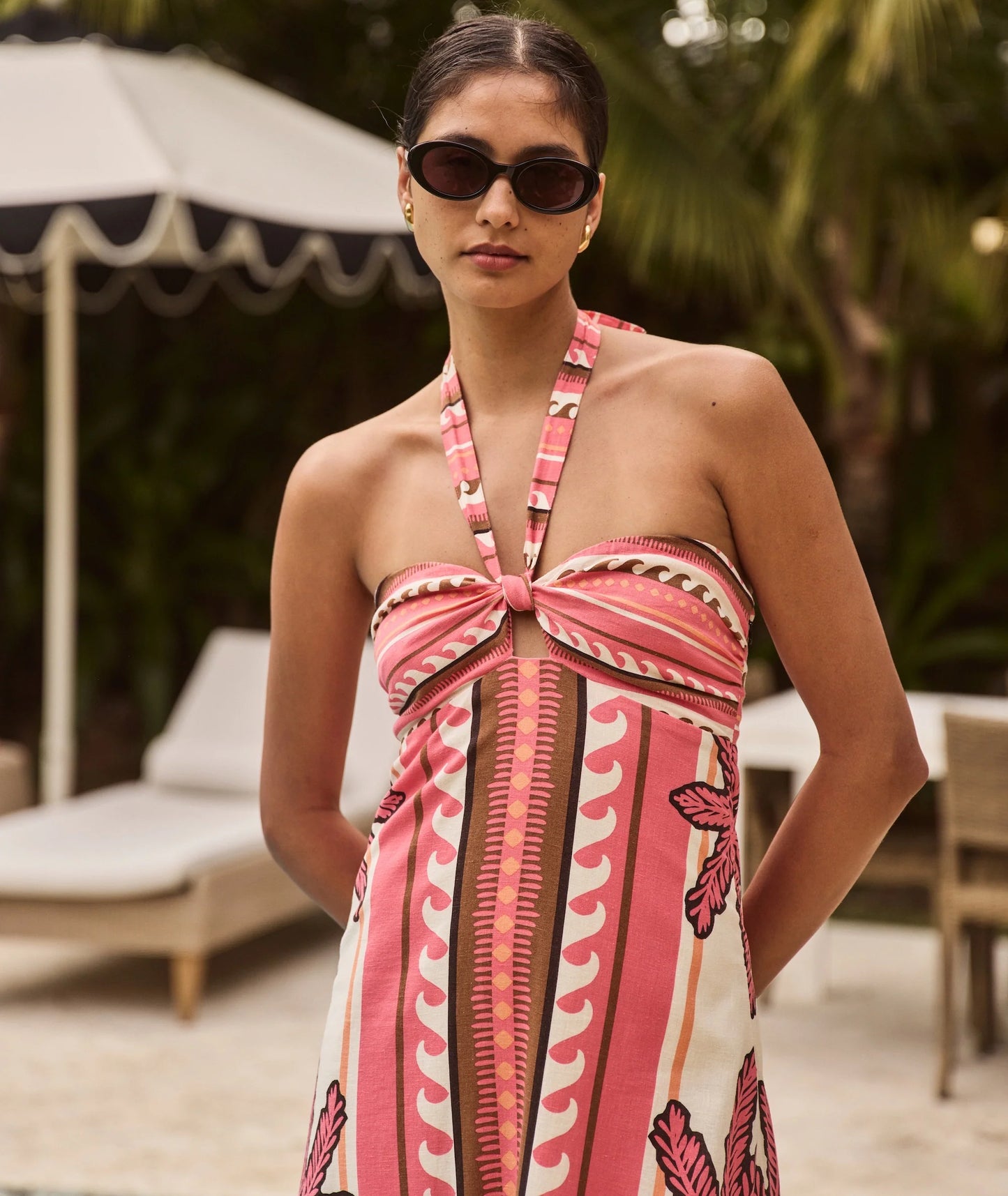 Marine Layer - Archive Canyon Halter Dress