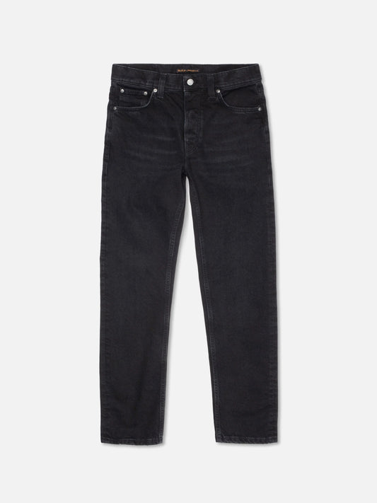 NUDIE JEANS CO - SOLID OLLIE BLACK STEEL