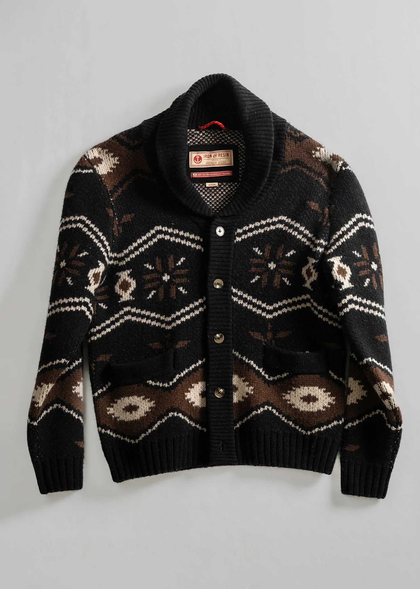 Iron & Resin - Wincha Shawl Collar Sweater