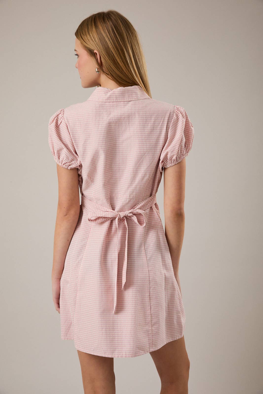 Picnic Gingham Mini Dress