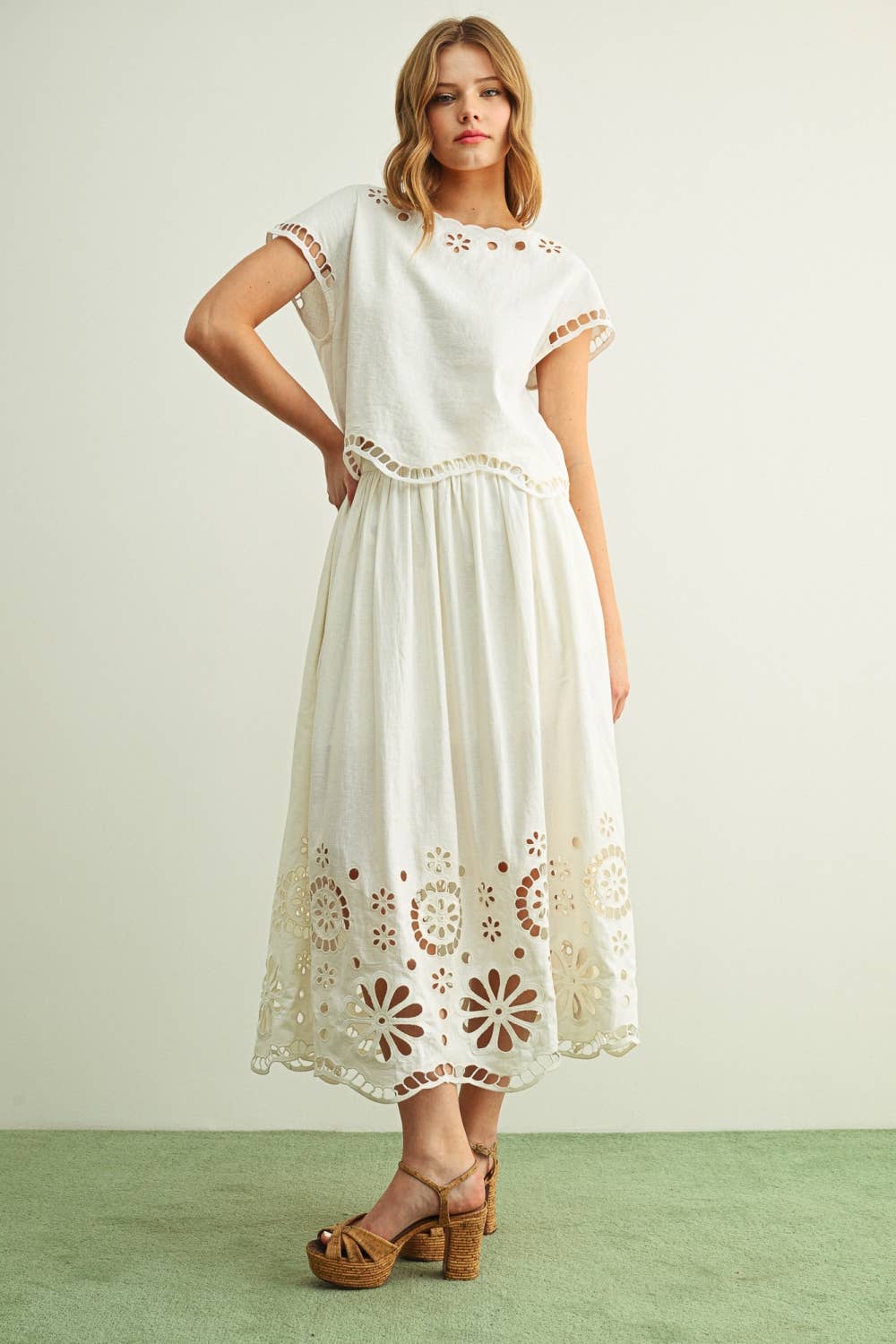 Carolina Embroidered Skirt