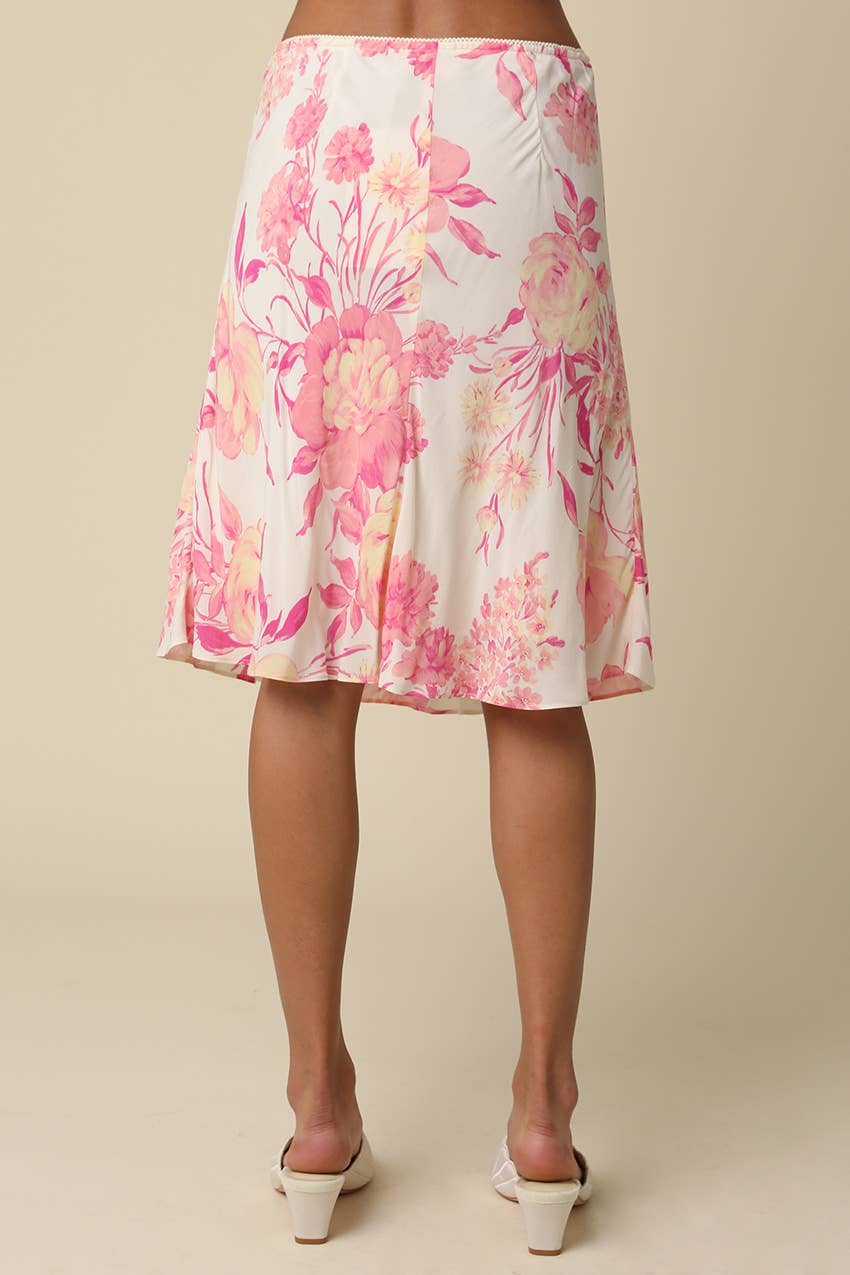 Rosavelle Blush Garden Midi Skirt