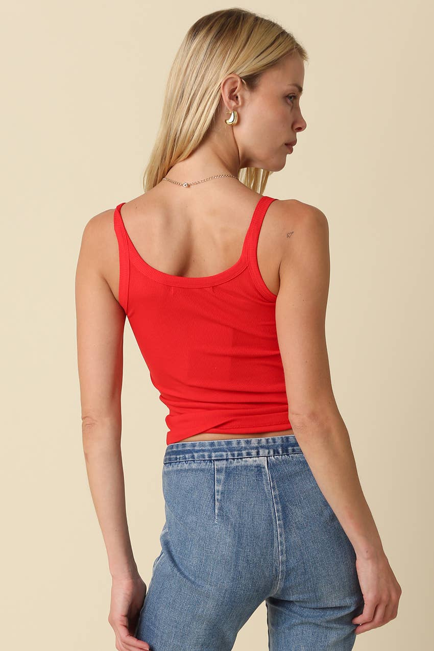 Amy Ribbed Tank Top