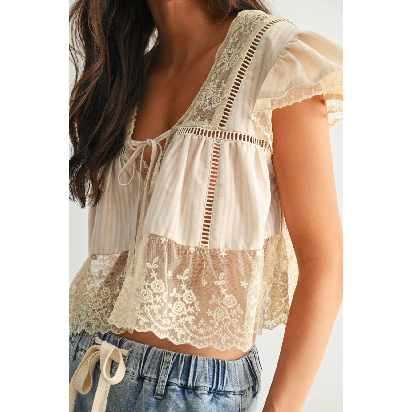 Ava Lace Blouse