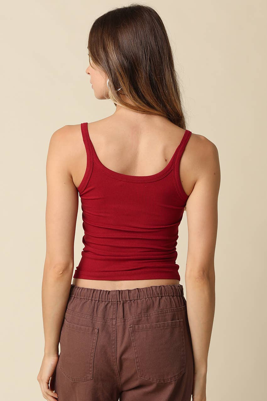 Amy Ribbed Tank Top