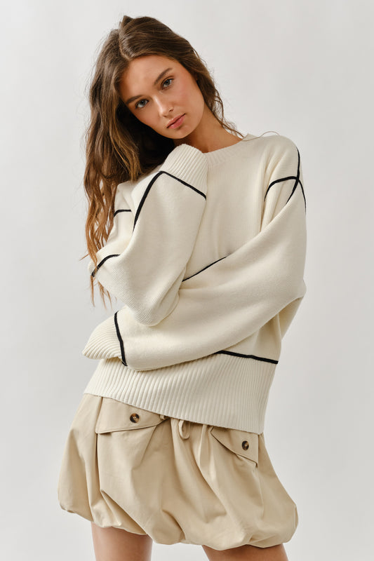 Ella Contrast Knit