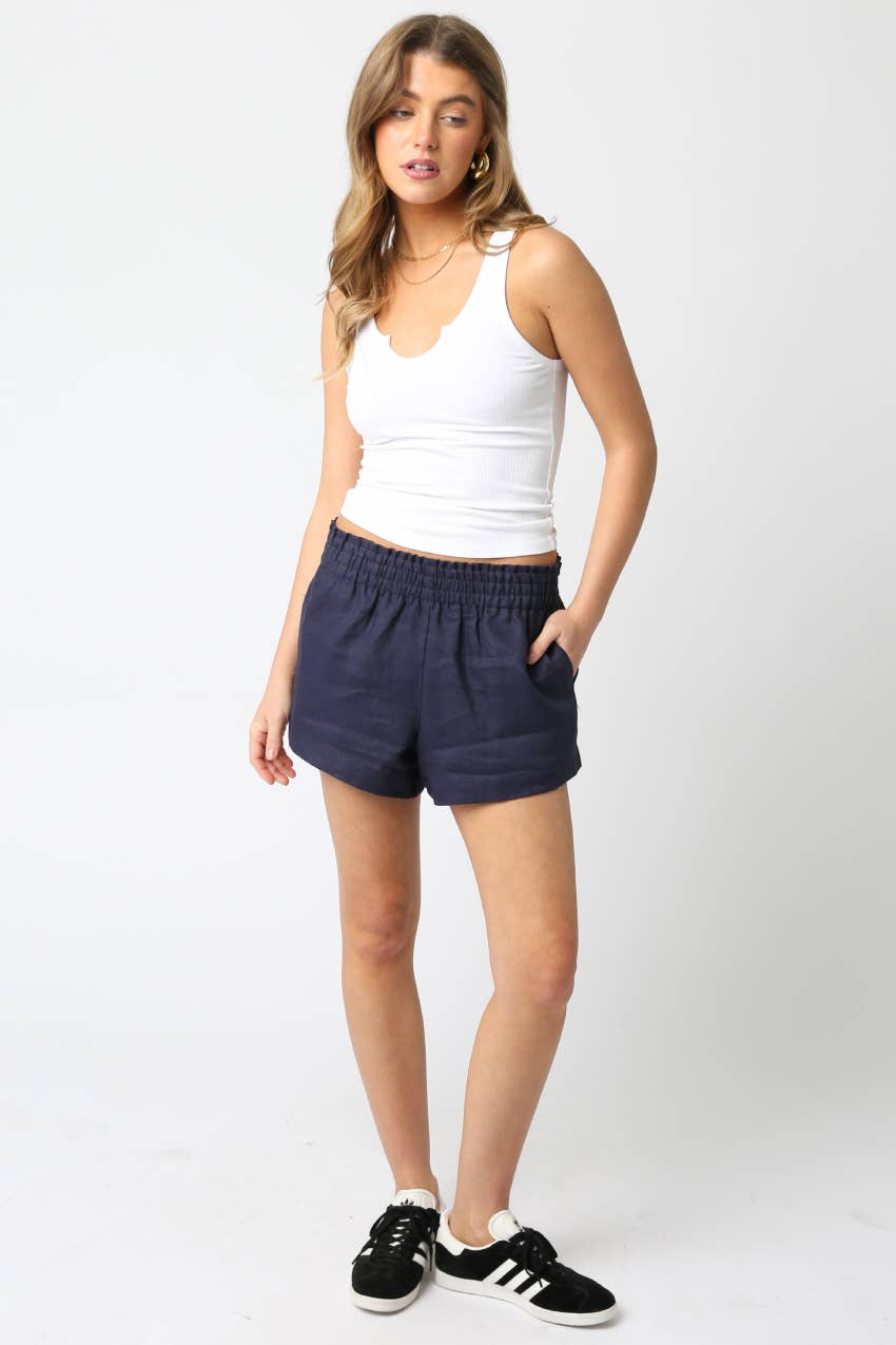Kamila Linen Shorts
