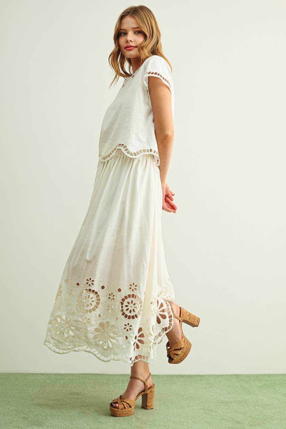 Carolina Embroidered Skirt