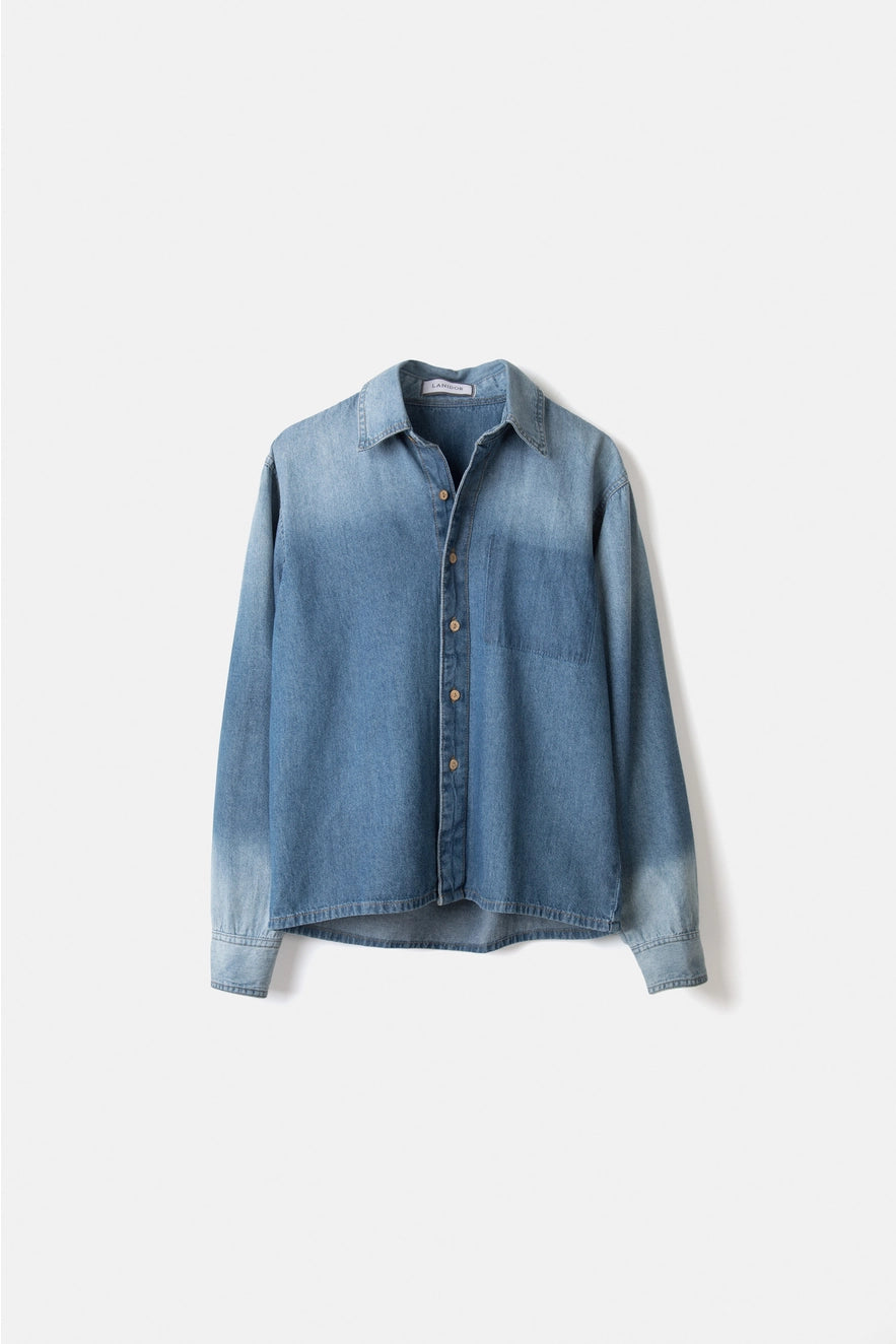Lanidor Washed Denim Shirt