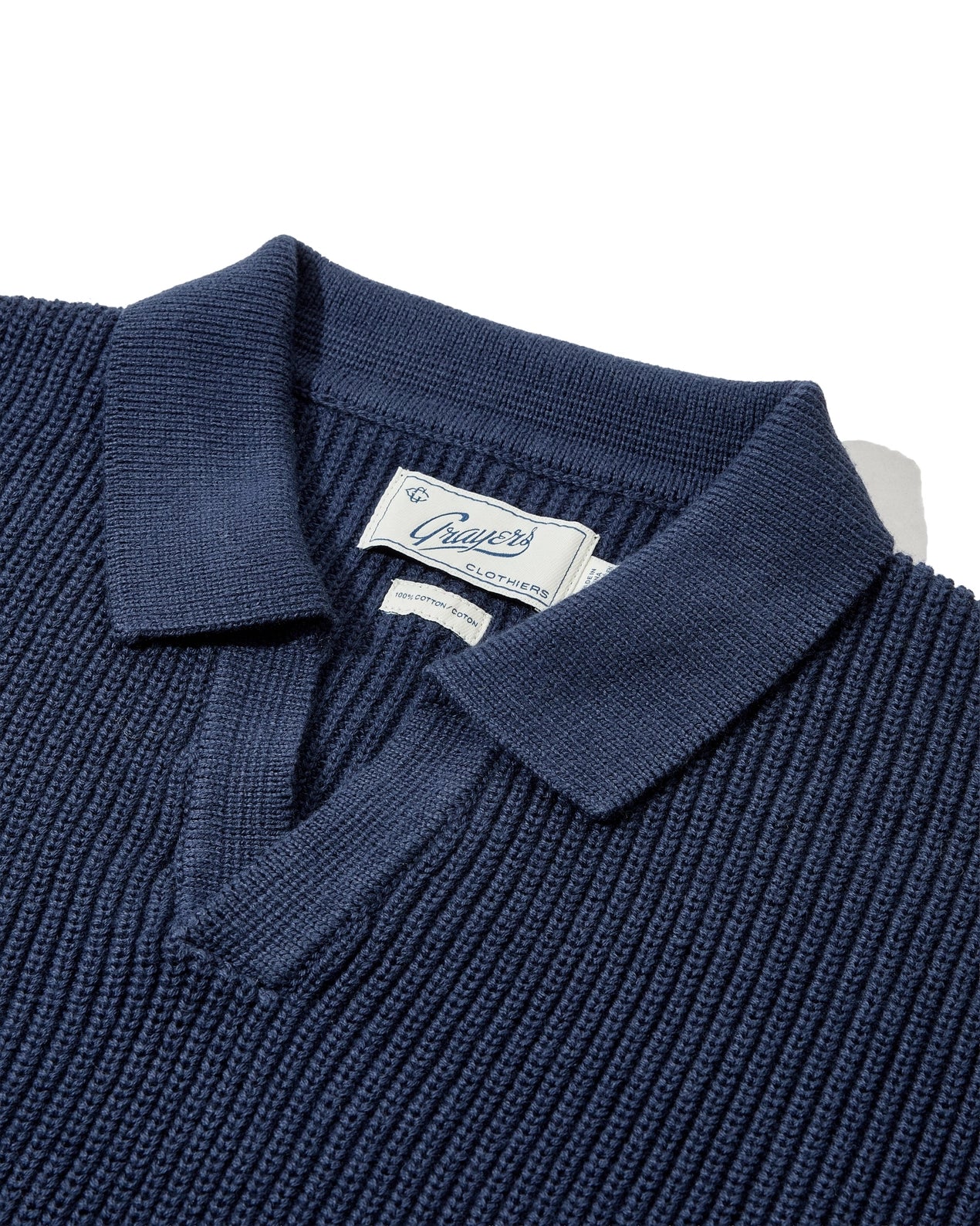 Grayers - Shaker Stitch Cotton Polo