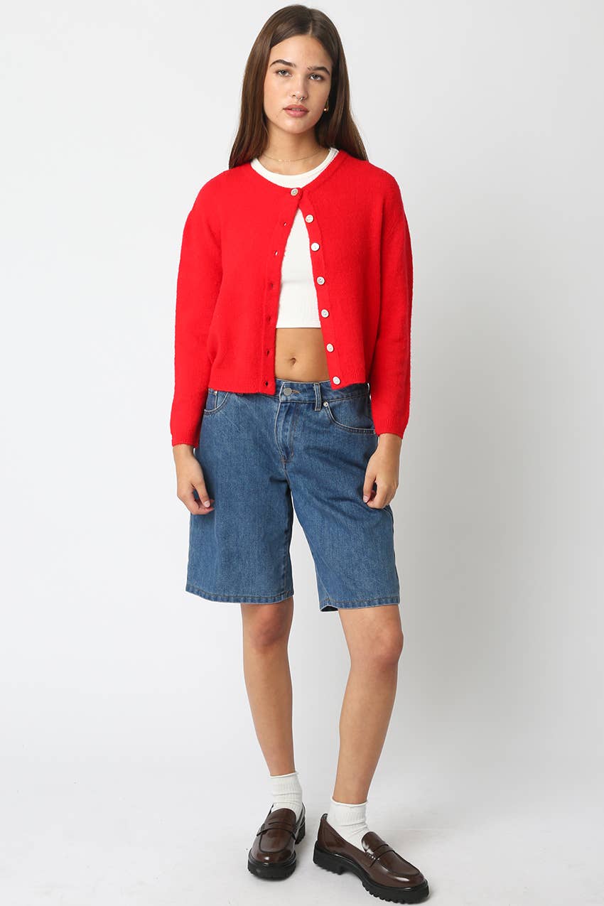 Ashly Denim Bermuda Shorts