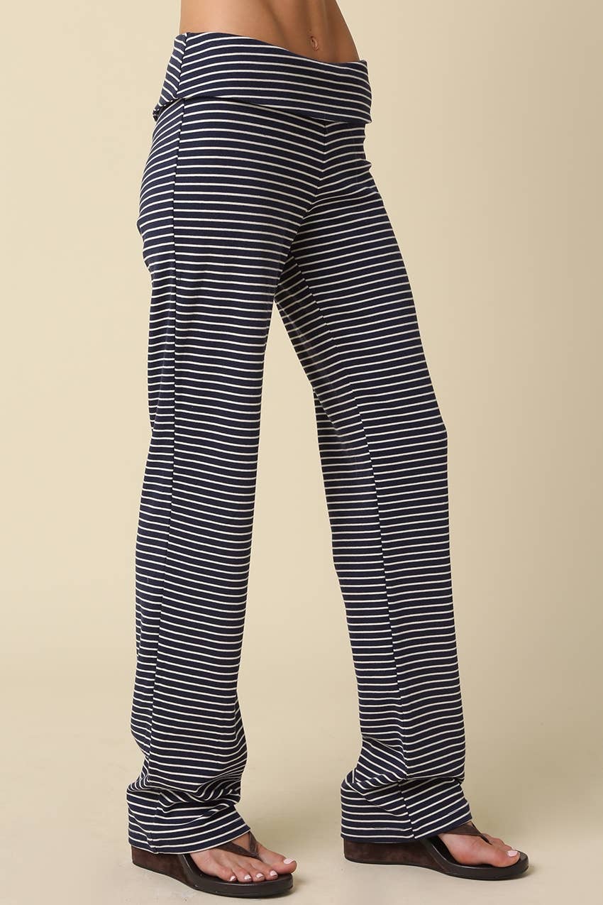 Pepper Stripe Knit Pants Set