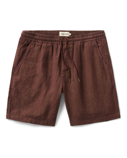 The Apré Short - Burgundy Hemp