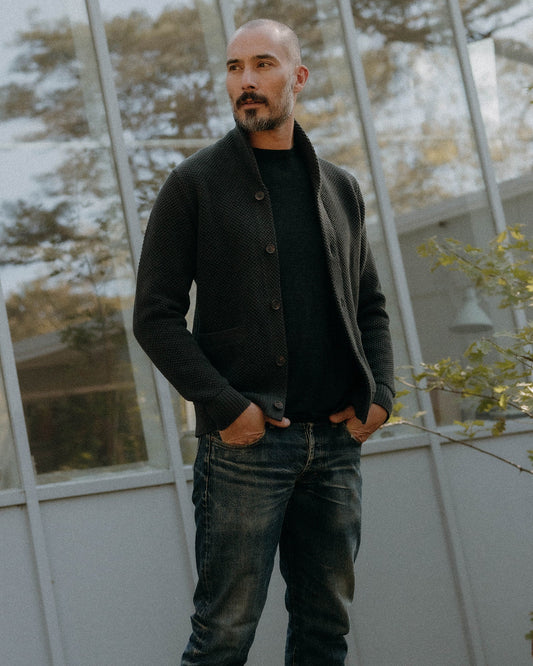 Taylor Stitch - The Crawford Sweater in Charcoal