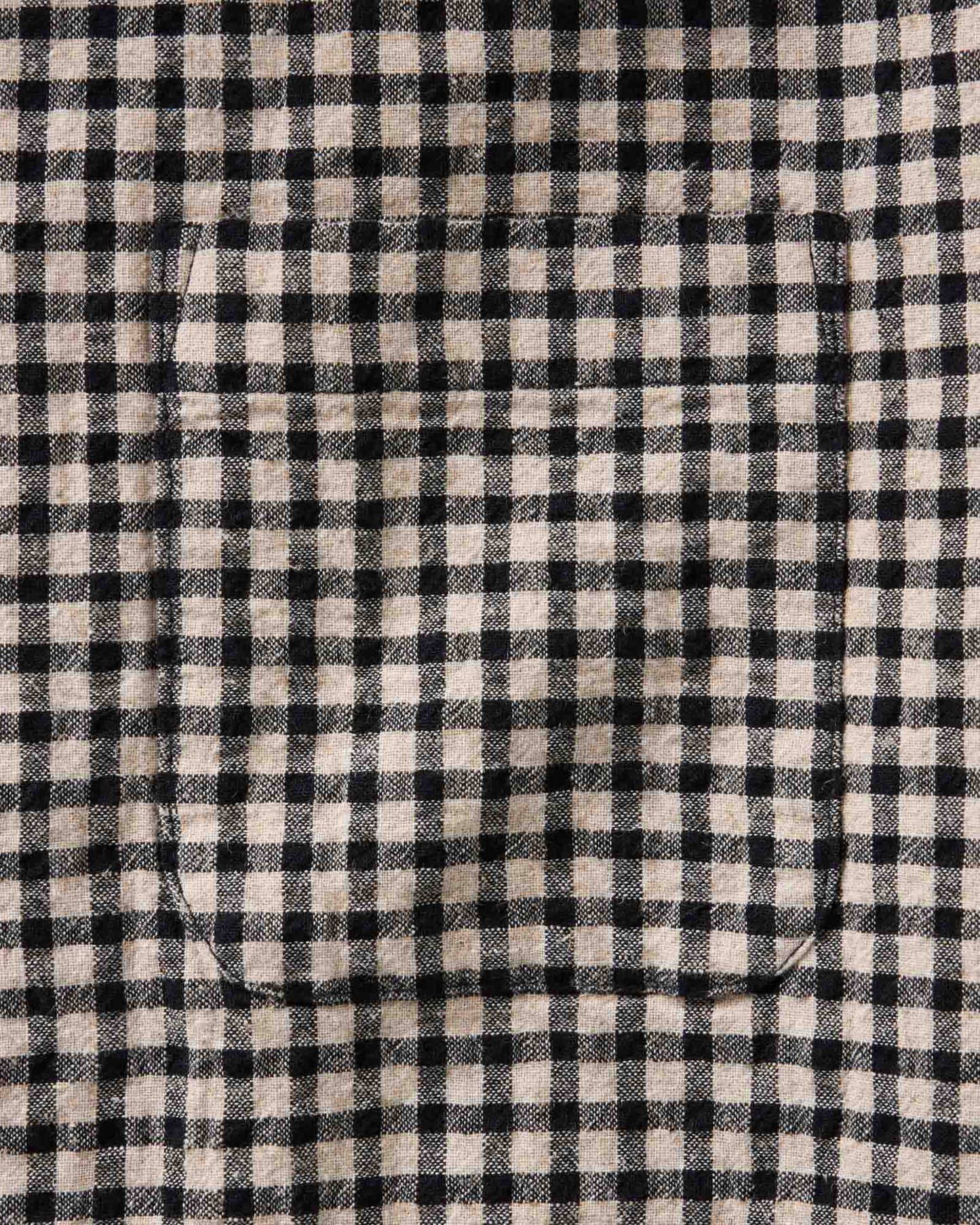 The California Shirt- Black Check Gingham