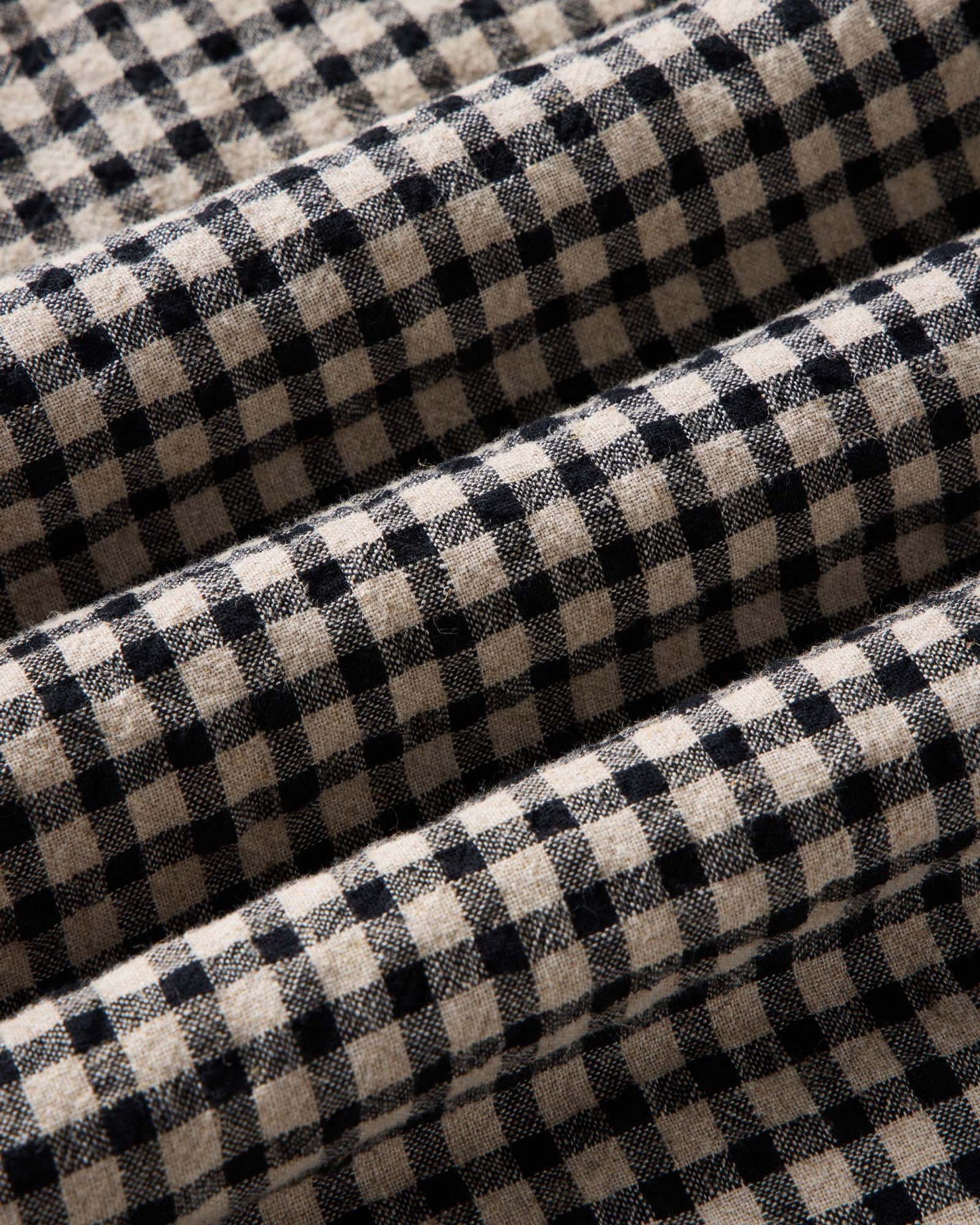 The California Shirt- Black Check Gingham